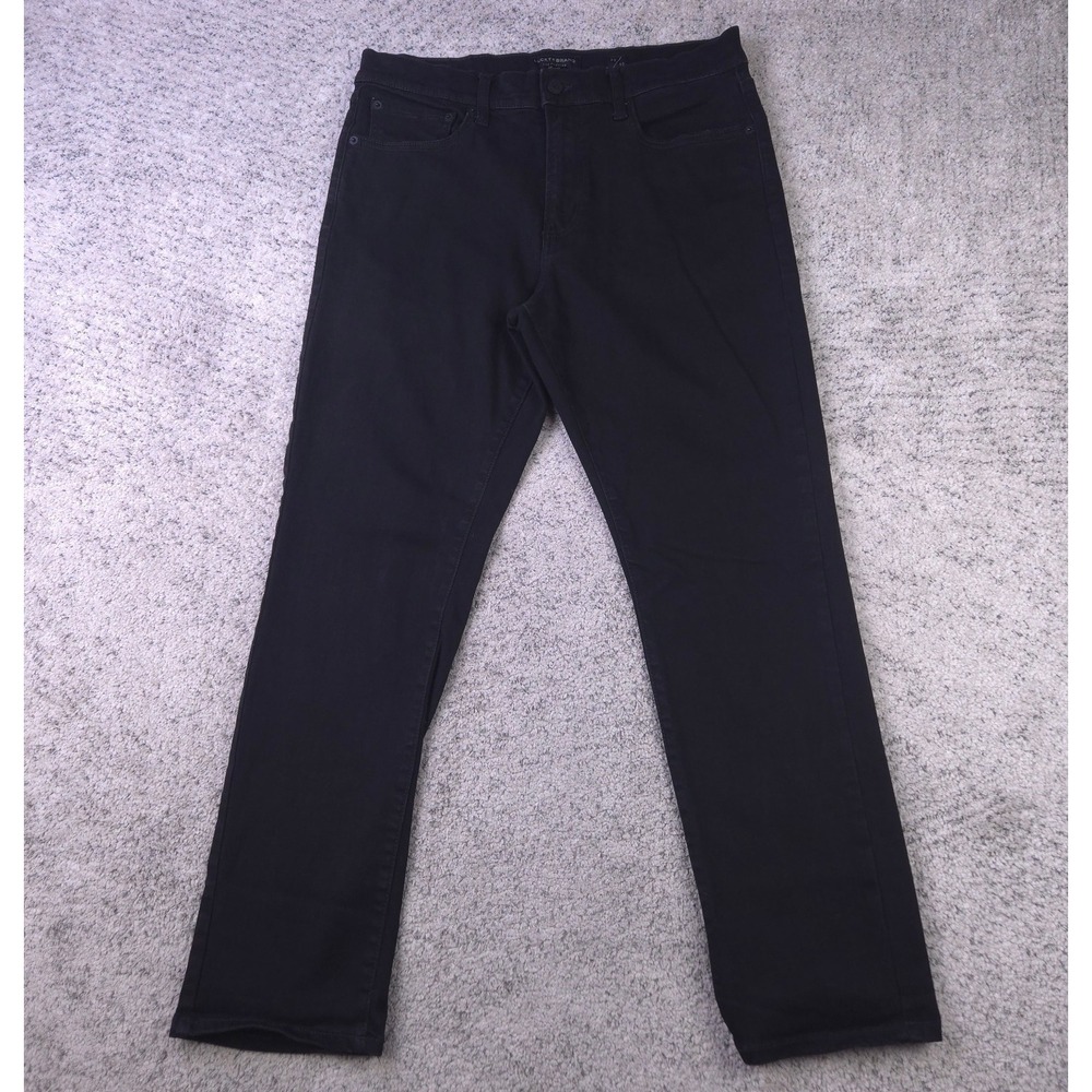 Lucky Brand 410 Jeans Mens 32x30 Athletic Straight Leg Denim Black Stretch